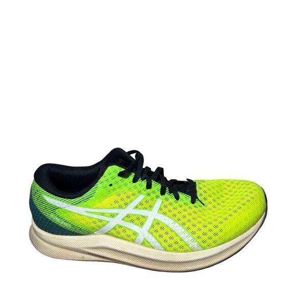 Asics men’s size 10.5 Neon Yellow Green Mesh Running Shoe